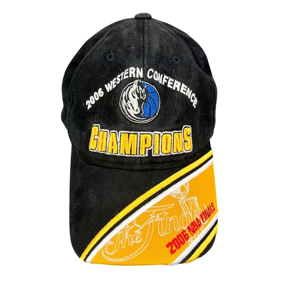 NBA Elevation Dallas Mavericks 2006 Western Conference Champions Hat Black OSFM